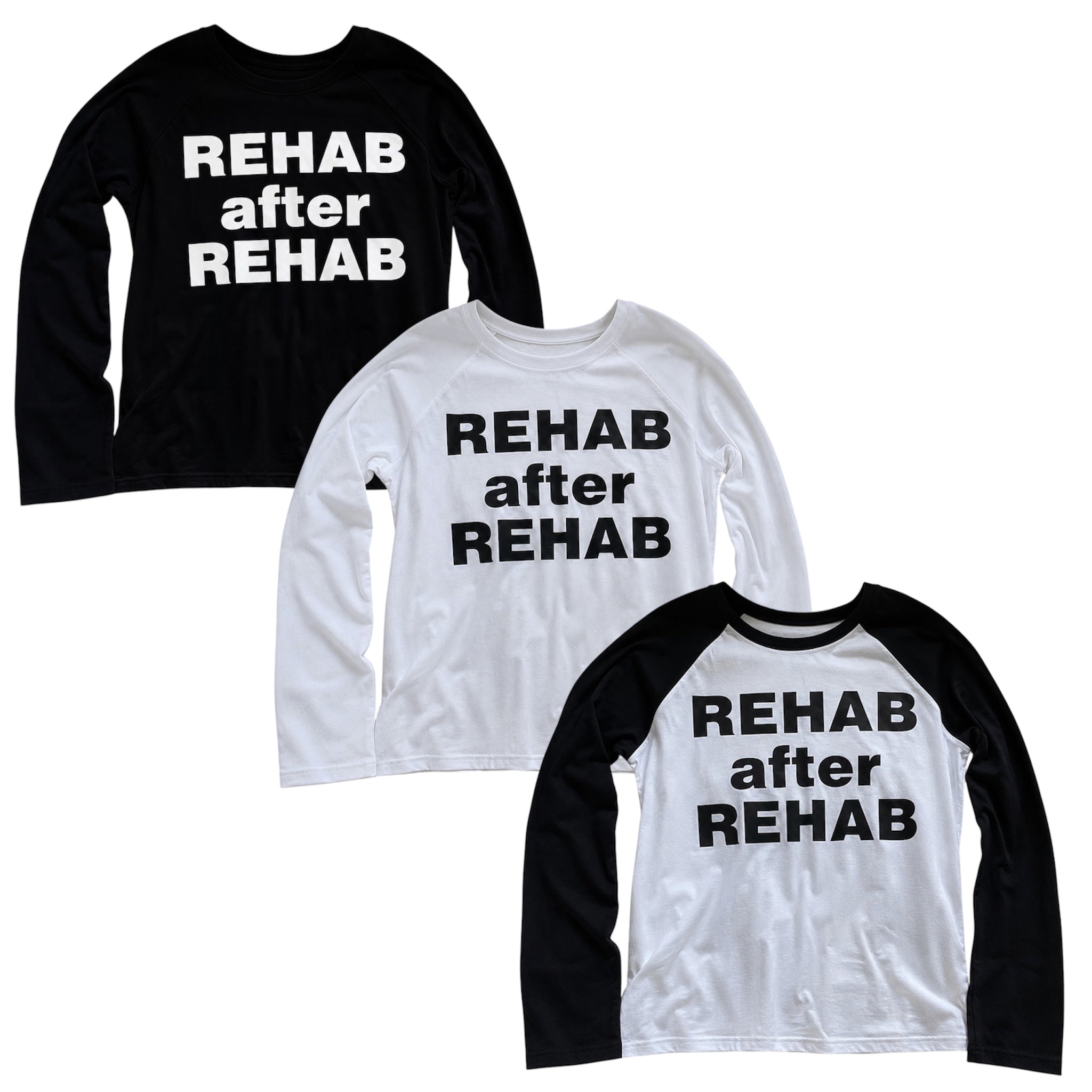"REHABafterREHAB" longsleeve