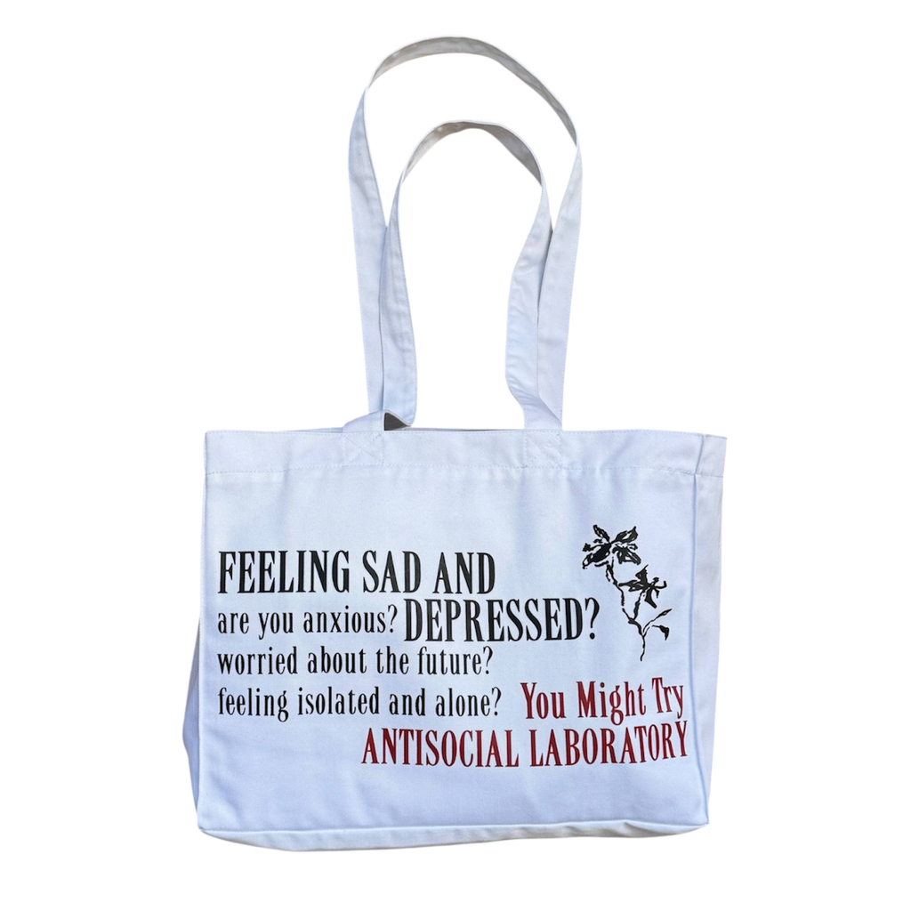 "Feeling Sad and Depressed?" bag