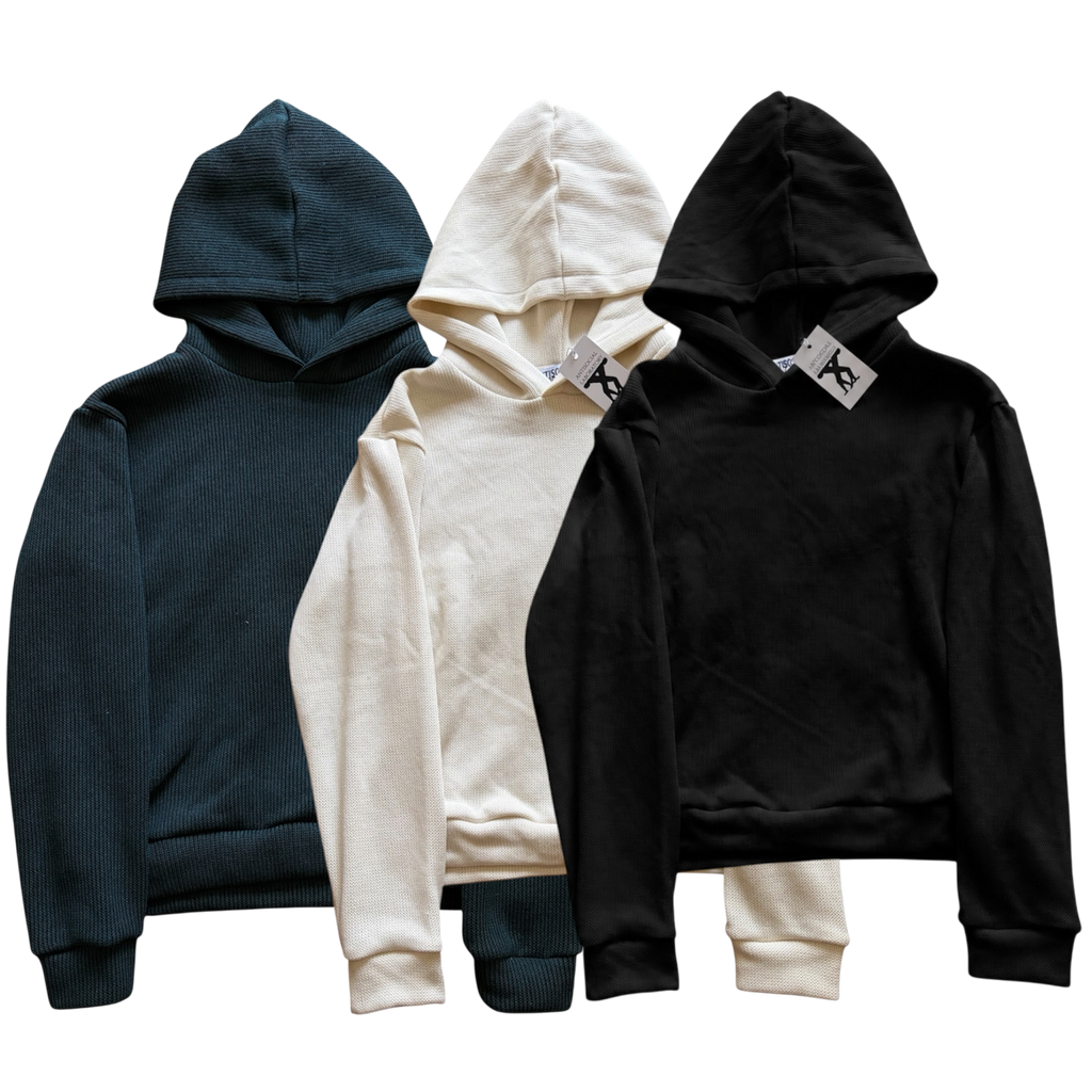 "Freedom" knit hoodie